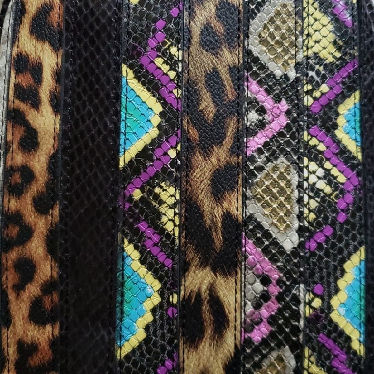 NWT Betsey Johnson Snake My Day Backpack Rare Faux Snakeskin 