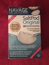 Navage Nasal Care SaltPods Salt Pods Original Saline 30 Ct. Capsules Exp 08/2027