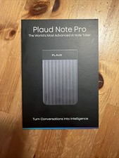 Plaud Note Pro Empowered AI Voice Recorder Magnetic Case in Black New Sealed
