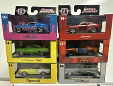 M2 Machines Ground Pounders Release 31 :1/64 Complete Set Of 6 Vehicles R31