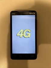 HTC EVO 4G Smart Phone, Black, Sprint, Tested  Works, 8.0 Megapixels Camera