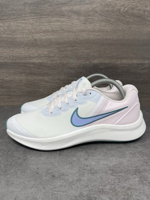 Nike Star Runner 3 Sneakers Kids Size 6Y GS Pink Blue Running Athletic