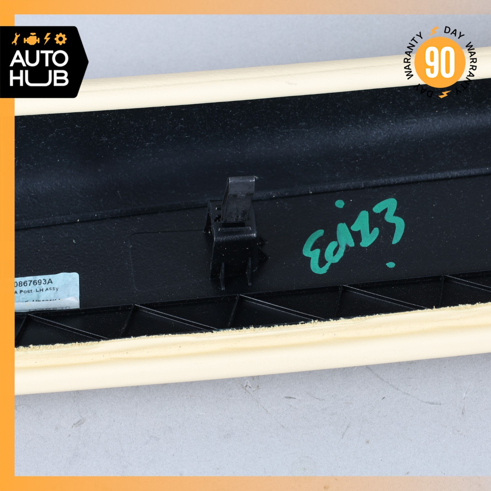 Bentley Flying Spur Sedan Front Left Interior Trim Panel A Pillar 4W0867693A OEM
