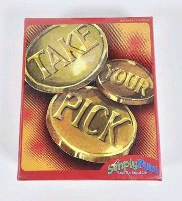 SimplyFun Take Your Pick Board Game Sealed Ages 10+ 3-6 Players Party Game