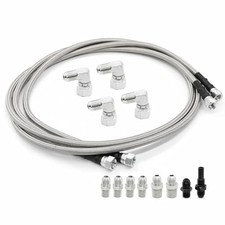 6AN 70" Transmission Fluid Oil Cooler Hose Line kit Compatible with