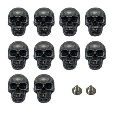 10 PCS Skull Stud DIY Rivet Conchos Leather Large Head Decorative Buckle