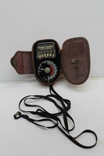 Weston Master II Universal Exposure Light Meter Model 735 Vintage  Leather Case