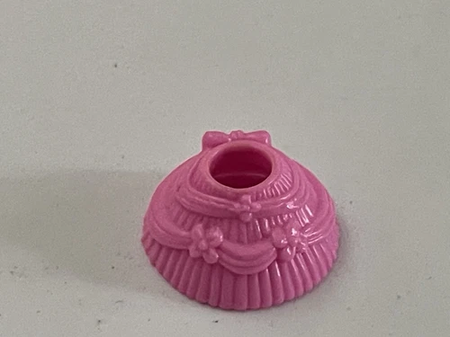 VINTAGE 1995 POLLY POCKET CLUBHOUSE FURNITURE - PINK SKIRT 