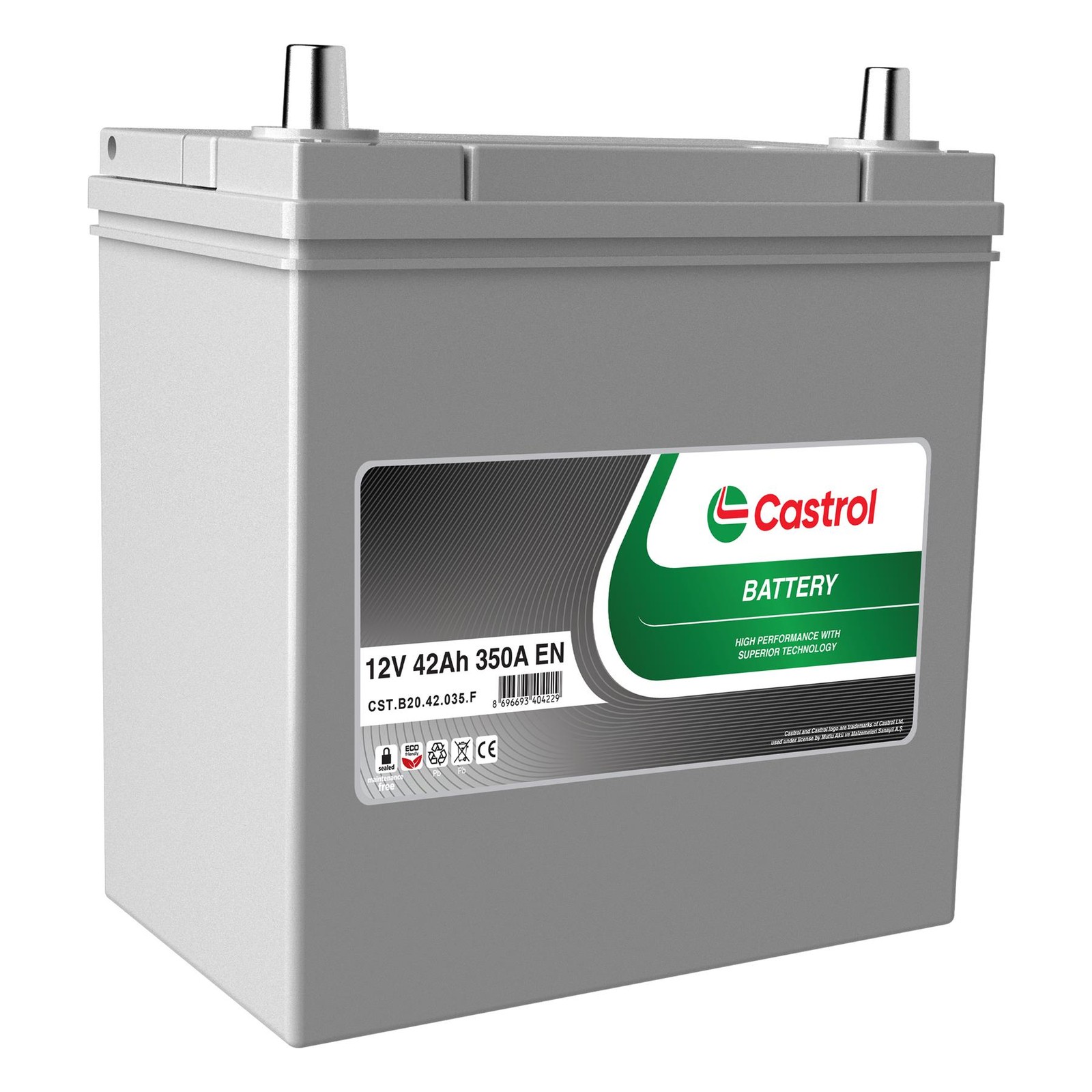 Castrol Light 055 Car Battery - Image 3