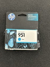 HP 951 Cyan/Blue Officejet 8600 Ink Cartridge Genuine OEM New  Sealed Exp 10/14