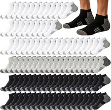 12-30 Pairs Low Cut Ankle Socks for Men Thin Breathable Casual No Show Athletic