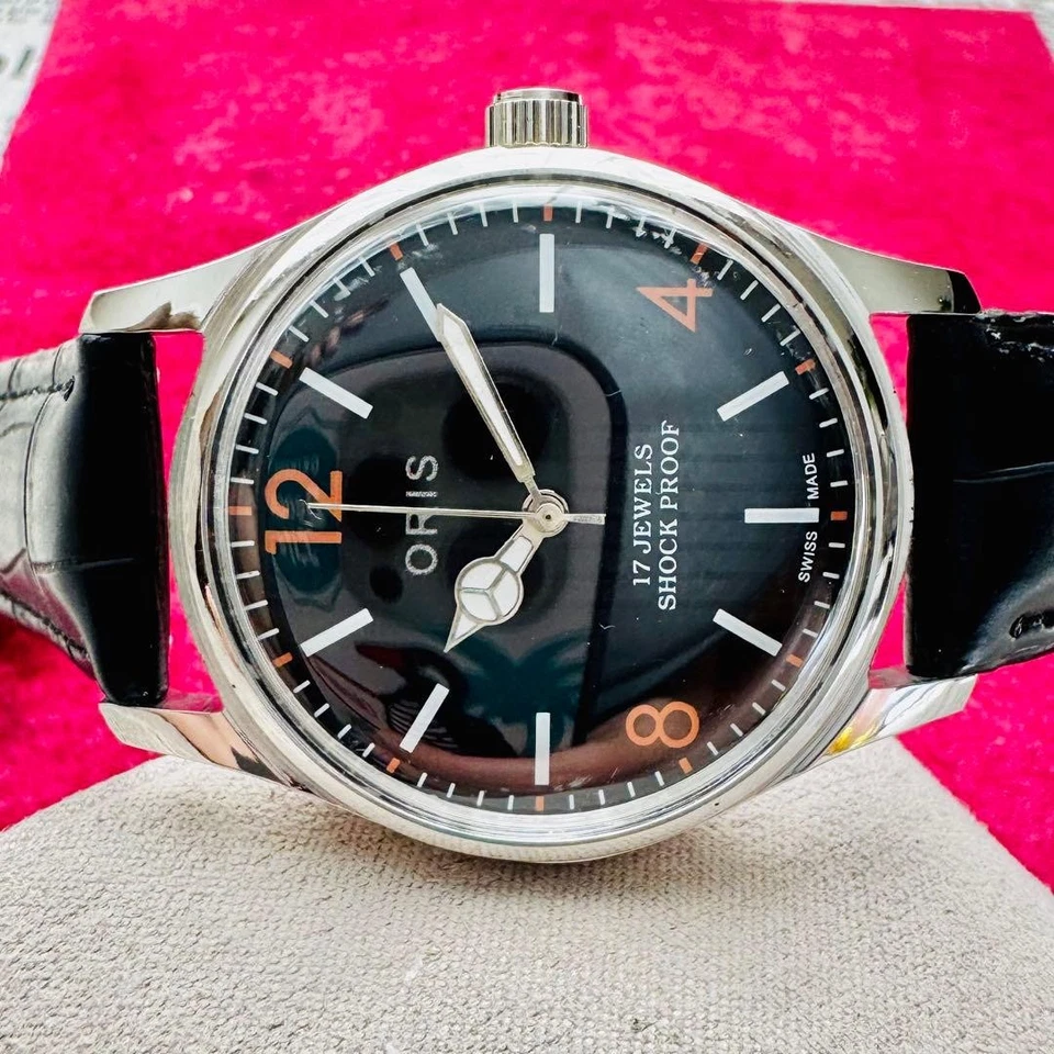 ORIS Vintage Mechanical Hand Wind Restored Watch 35mm 17 Jewel Stainless Steel - image 2 of 4