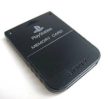 Sony OEM PlayStation Memory Card Black For PlayStation 1 PS1 Very Good 9E