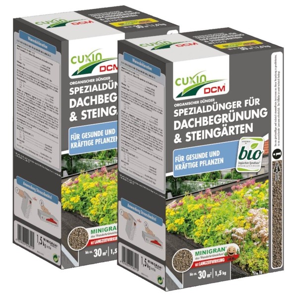 Cuxin Dcm SpezialdüNger FüR DachbegrüNung &Amp; SteingäRten 3 Kg Organisch D-image