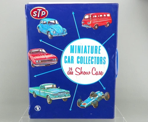 Vintage 1966 Mattel Miniature Car Collector 24 Car Show Case Hot Wheels Matchbox