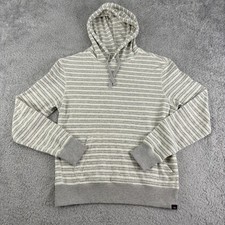 Faherty Hoodie Mens Small Gray Terry Cotton Popover Coastal Casual Surf Heritage