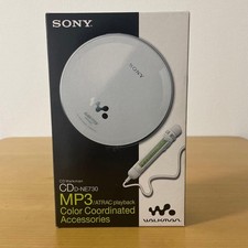 Sony D-NE730 Portable CD Player Blue/Silver   Unused, Vintage Storage