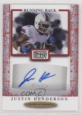2021 Sage Premier Draft Auto Red Justin Henderson #A170 Auto 0o6v