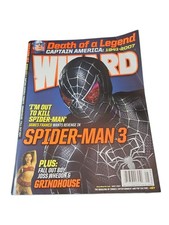 🔥Wizard Magazine Death of a Legend Captain America 1941 - 2007 Spider Man 3