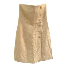 NWT Sézane Editions Chiara Dress in Light Beige Size 34