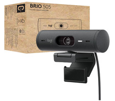 Logitech Brio 505 Full HD 1080p Webcam - Graphite - Brand New