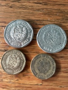 4 Peru Coins