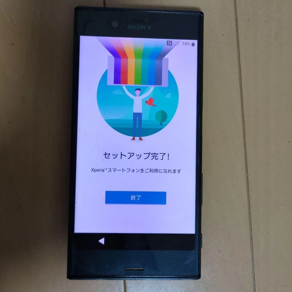 SONY SO-01J XPERIA XZ Android 32GB 5.2 inches Full HD SIM unlocked Forest Blue - Image 3 of 4