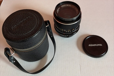 ASANUMA AUTO-WIDE 1:2.8, f=35mm Lens w/Filter and Case