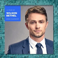 Wilson Bethel 2026 Wall Calendar, 12-Month Celebrity Fan Gift Collection