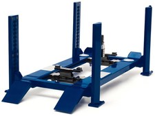 Adjustable Four Post Lift Blue For 118 Scale Diecast Model Cars By Greenlight Adjustable Four Post Lift Blue For 118 Scale Diecast Model Cars By Greenlight
