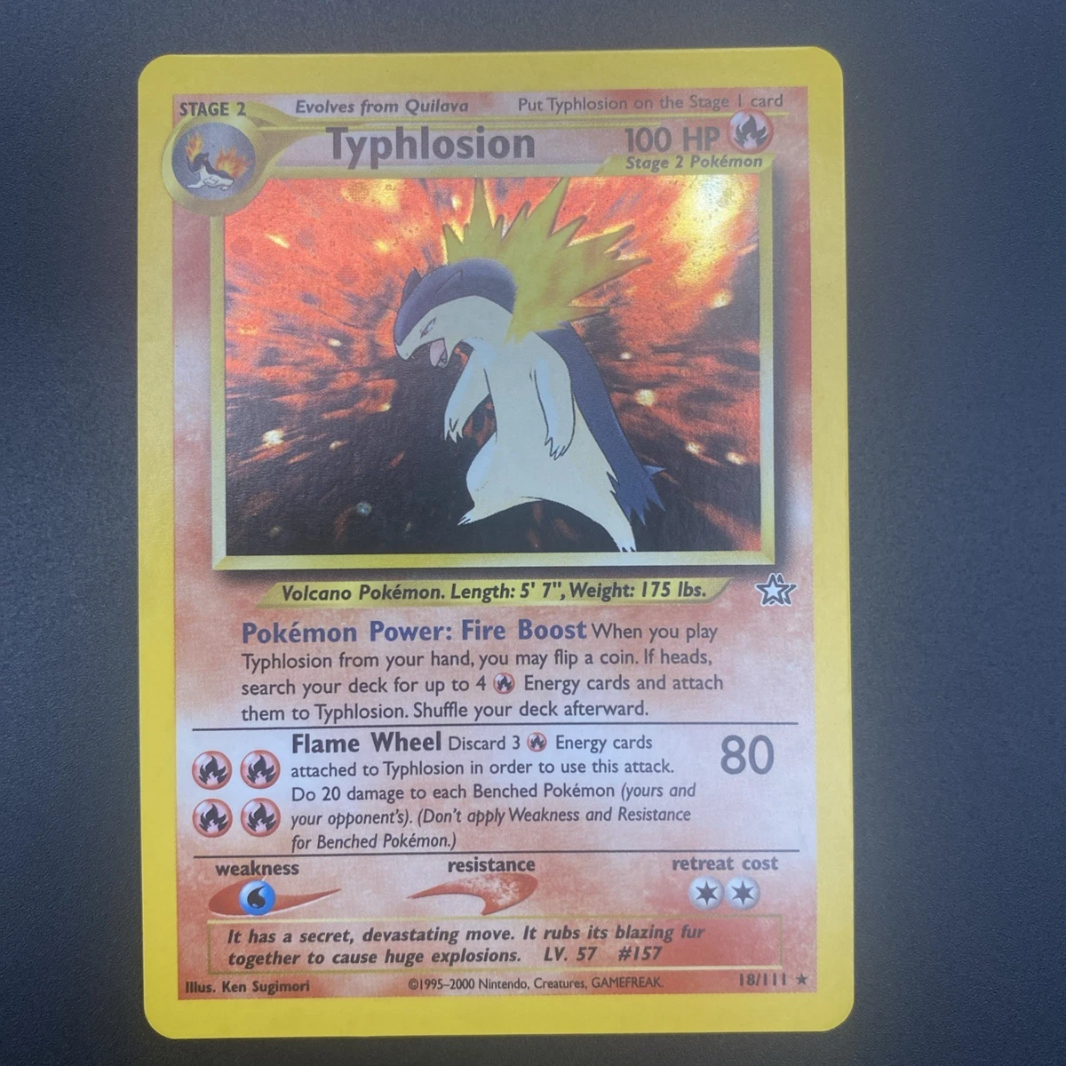 Typhlosion 18/111 Neo Genesis for sale | eBay