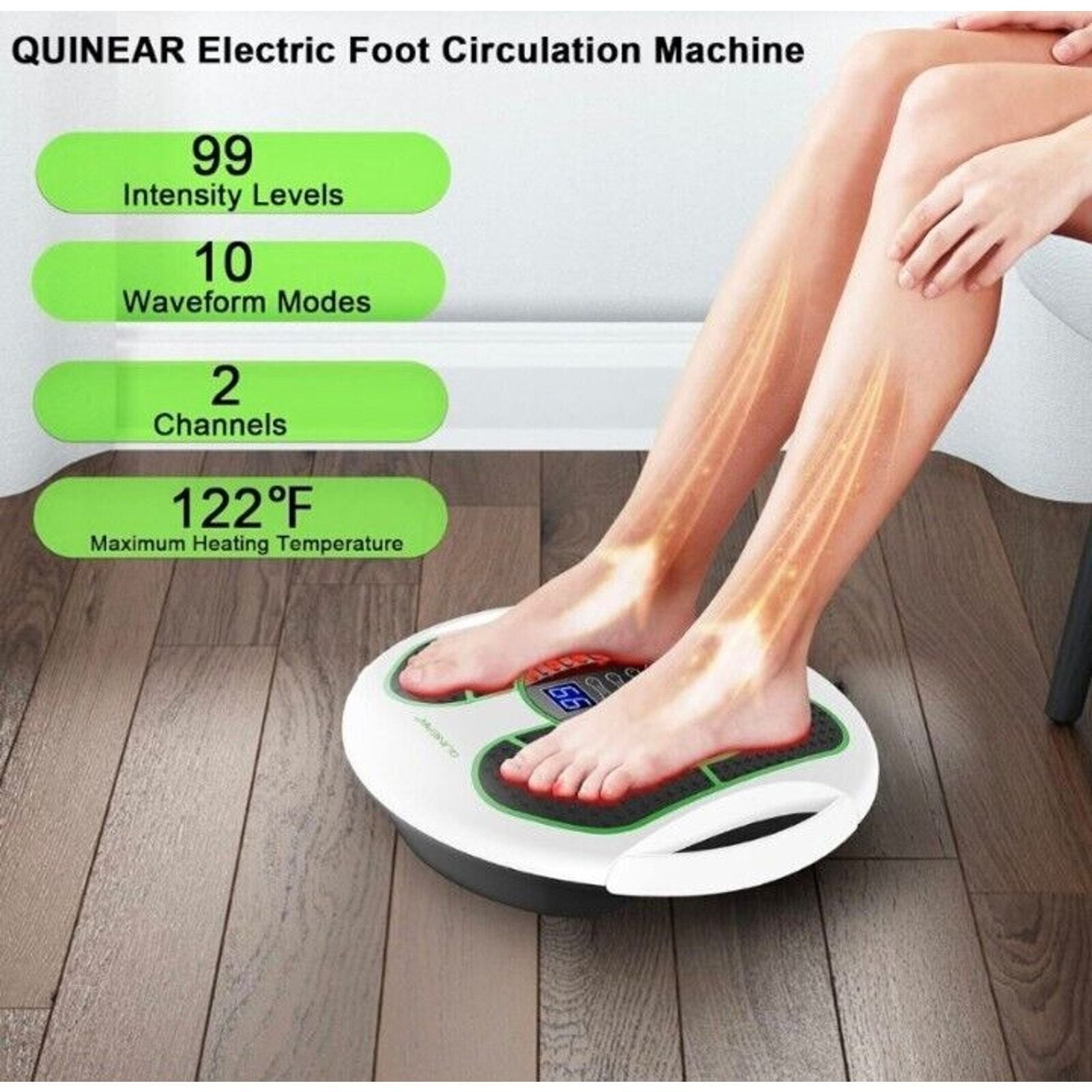 EMS Tens Massager Feet Legs QUINEAR Neuropathy Foot Circulation Massager Booster