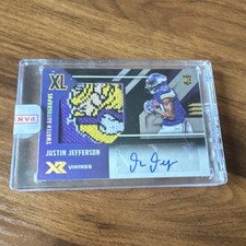 Panini XL - Justin Jefferson Swatch Autograph #XX (RC, Patch) Vikings Face 1/1