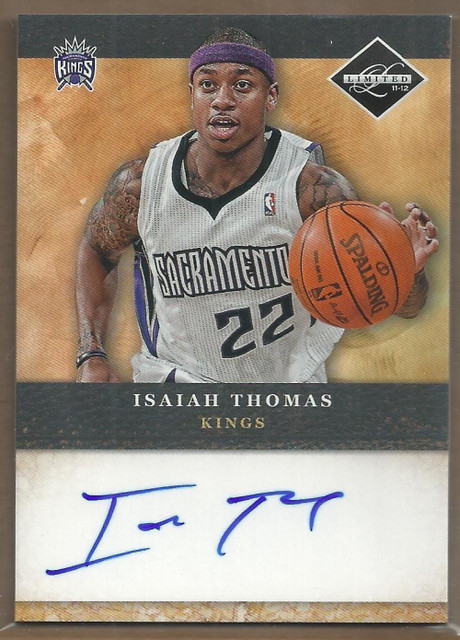 2011-12 Limited 2011 Draft Pick Redemptions Auto XRCA Isaiah Thomas Auto BSK