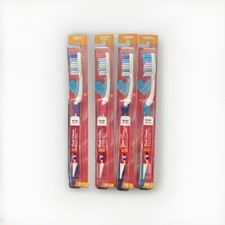 4x CVS Health Dual Clean Soft Bristle Toothbrush Gentle Gum Care Oral Care