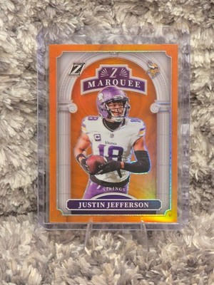 【最終値下】NewJeans アクリルプレート（サイン入り）ニュジ　NJZ 2024 Panini Zenith #28 - Z Marquee Justin Jefferson Orange Prizm
