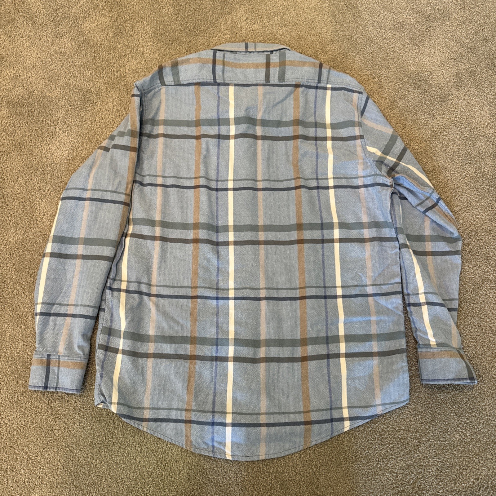 Vtg OshKosh B'Gosh Shirt Mens Lg Plaid Flannel Long Sleeve Button Front Casual image 7