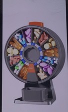 Pill Dispenser Large Pill Organizer with Stand Wall Mountable 7/14 Days-New