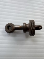 Vintage Ge Novalux Traffic Signal Light Swing Latch Brass Eyelet And Knurled Nut