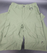 Boy Scouts of America Pants Youth Medium Quick Dry Green Convertible Switchbacks