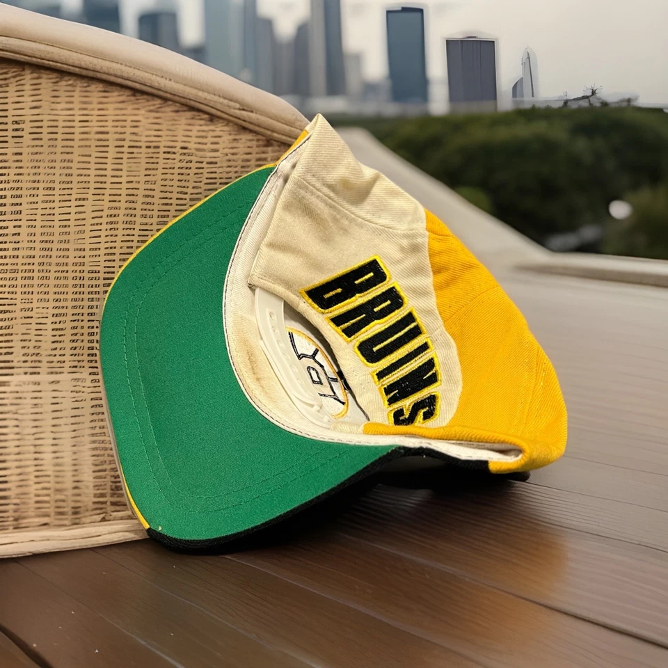 Boston Bruins Two-tone Wrap-around Snapback Hat From American Needle Company - Image 2 of 4