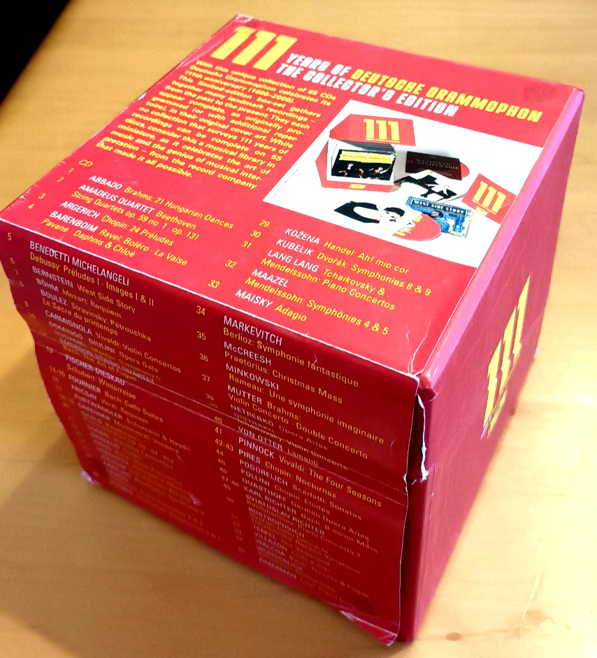 55 CD-Box++111 YEARS OF DEUTSCHE GRAMMOPHON++RAR++TOP-Zust.++Collector's Edition - Bild 2 von 3