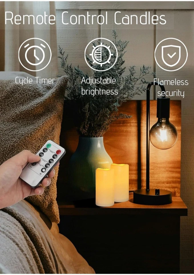 Flameless Candle Accessory LED Lights Remote Controller Replacement - Image 3 of 4