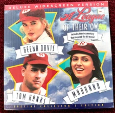 MADONNA SEALED MOVIE LASERDISC A LEAGUE OF THEIR OWN 2 DISC TOWER RECORDS PROMO