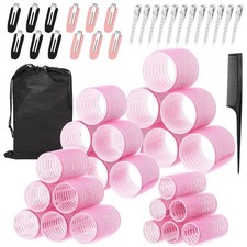 Hair Rollers with Clips 50PCS Rollers for Hair Volume 4 Sizes (60/48/36/25mm)