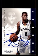 Signed Basketball Card Auto Tony Wroten 2012-13 Panini Prestige #223