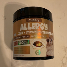 Cudory Allergy Relief Skin & Coat + Immune Nutrient Blend Soft Chews 500 ct
