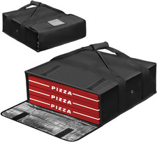Pizza Bags - Insulated Pizza Warmer for Delivery, Reusable, 20x20x6