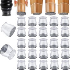 48 Pack Chair Leg Floor Protectors, Chair Feet Protectors for Hardwood Floors...