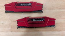 16GB G. SKILL RIPJAWS - F4-2400C15D-16GVR Desktop Memory Model, - Red